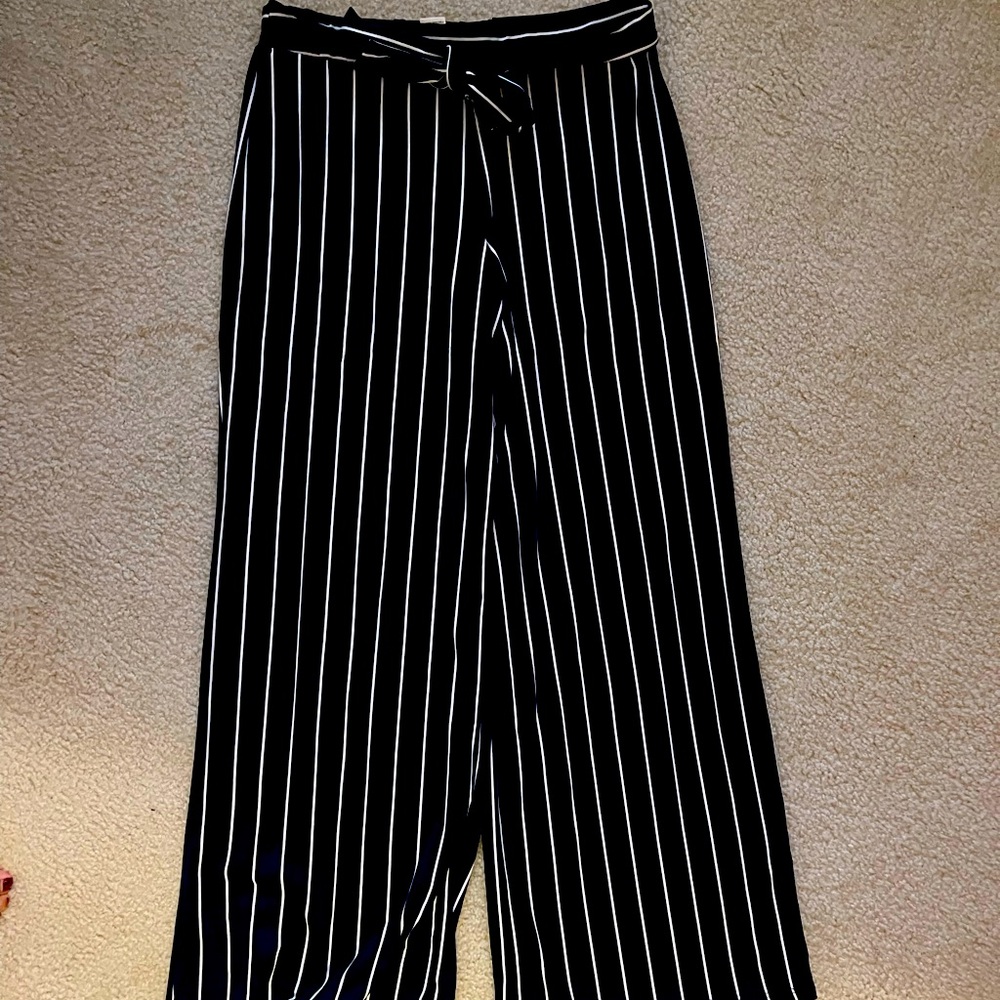 Striped Flare Pants
